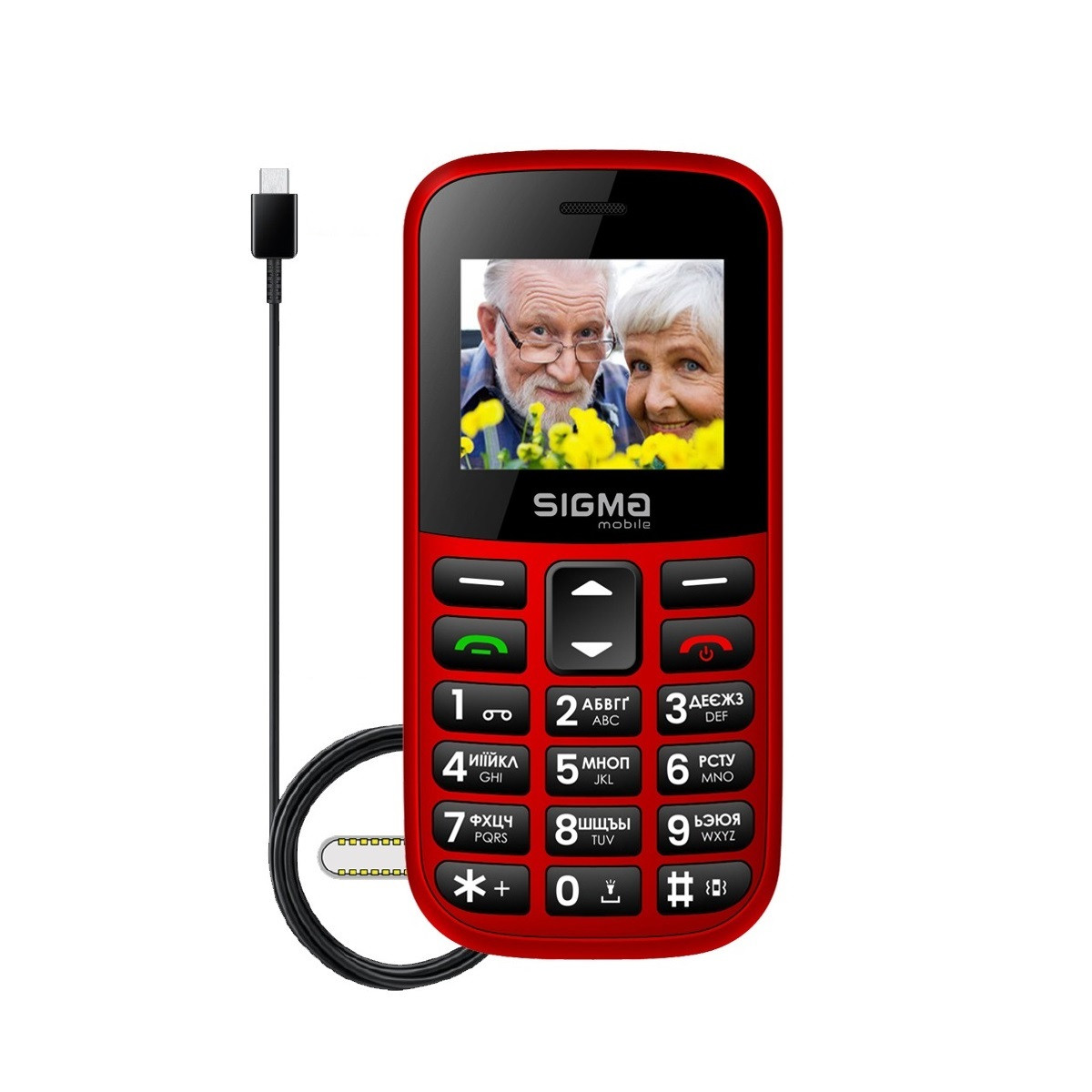 Мобільний телефон Sigma mobile Comfort 50 Easy Red (4827798585221), фото 1