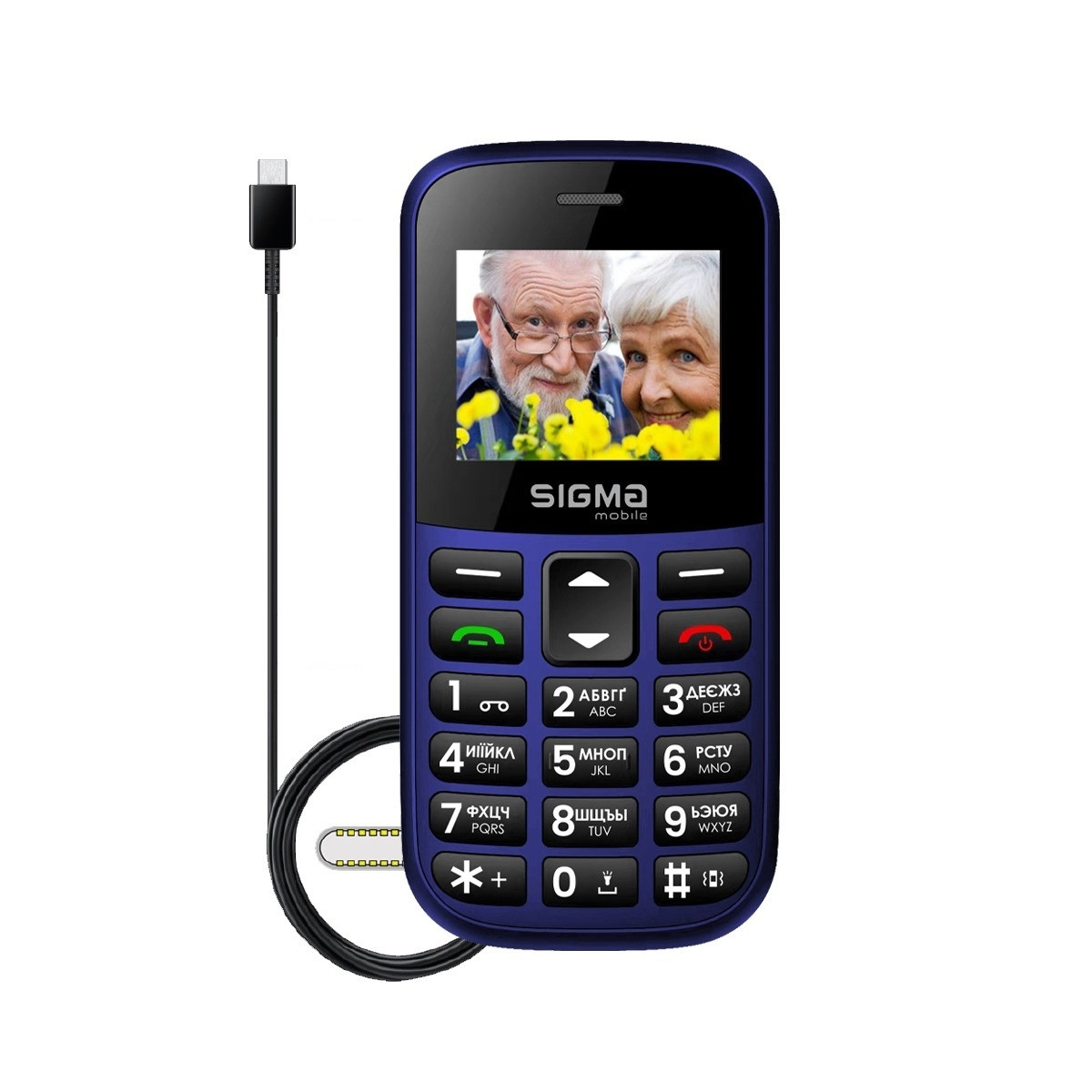 Мобільний телефон Sigma mobile Comfort 50 Easy Blue (4827798585238), фото 1