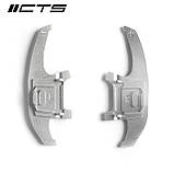 Накладки на лепестки CTS TURBO MK7/7.5 DSG чорні/срібло, фото 4