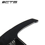 Накладки на лепестки CTS TURBO Audi DSG/ZF B9/8V/8S/4S чорні/срібло, фото 3