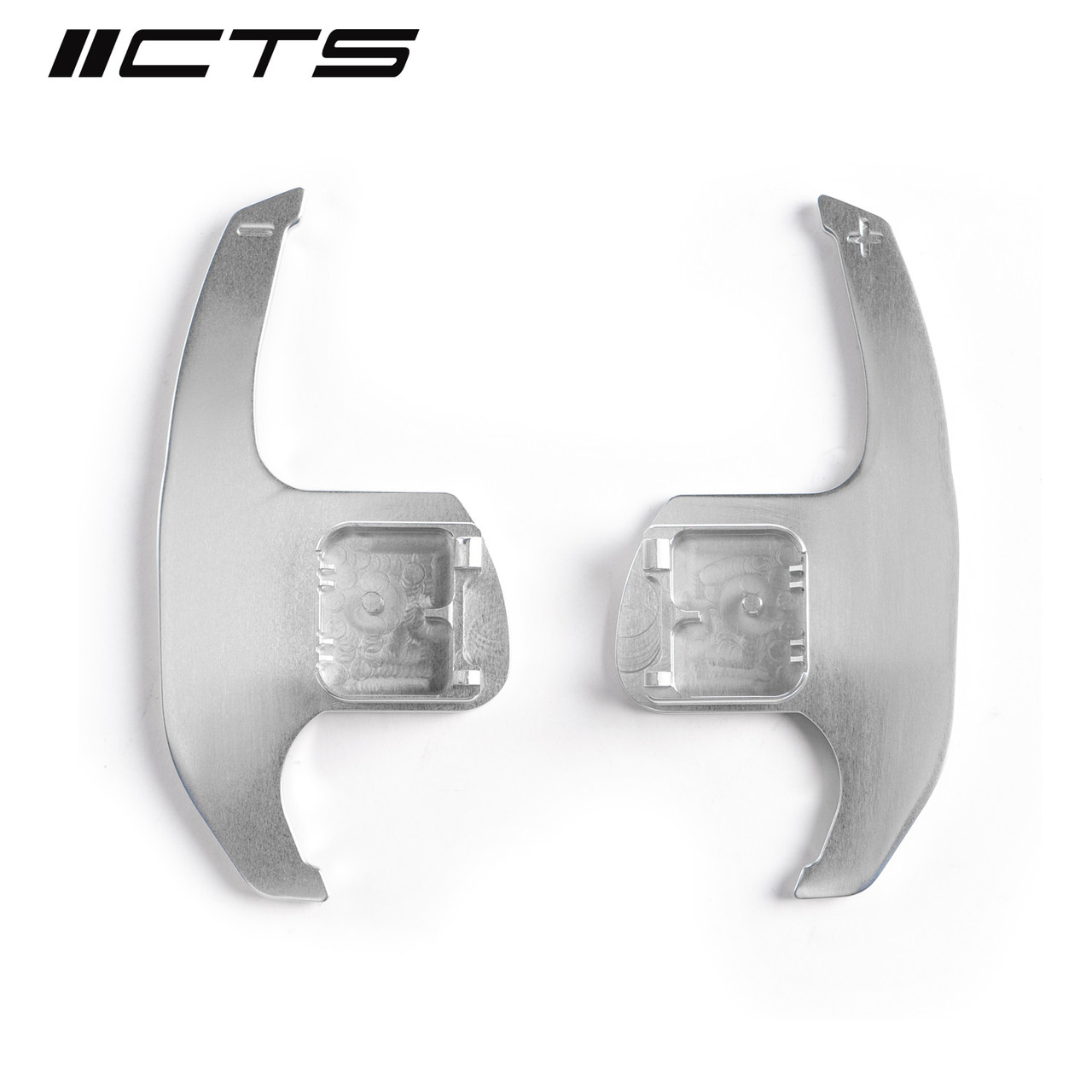 Накладки на лепестки CTS TURBO Audi DSG/ZF B9/8V/8S/4S чорні/срібло