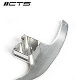 Накладки на лепестки CTS TURBO Audi DSG/ZF B9/8V/8S/4S чорні/срібло, фото 6