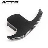Накладки на лепестки CTS TURBO Audi DSG/ZF B9/8V/8S/4S чорні/срібло, фото 4