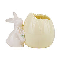 Ємність для зберігання "Пасхальна гармонія" 9 см, колір жовтий (кераміка)