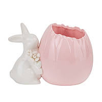 Ємність для зберігання "Пасхальна гармонія" 9 см, колір рожевий (кераміка)