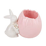 Ємність для зберігання "Пасхальна гармонія" 9 см, колір рожевий (кераміка), фото 2