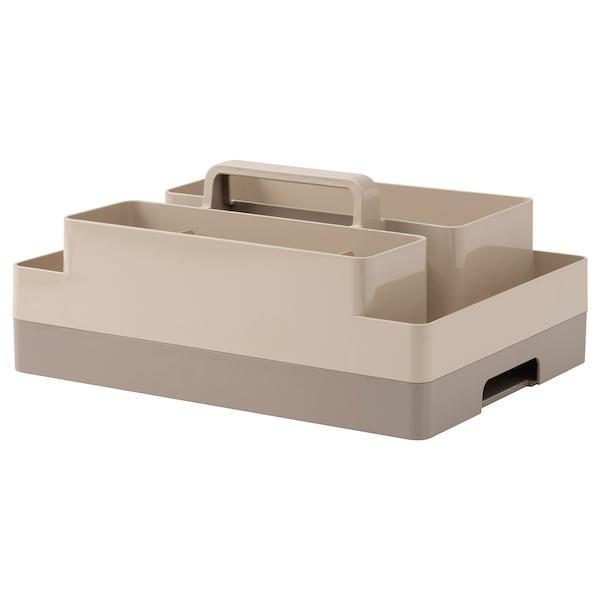 Настільний органайзер IKEA KUGGIS Бежевий 605.691.88