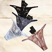 Трусики стрінги мереживні Acousma 1шт Розмір M L XL