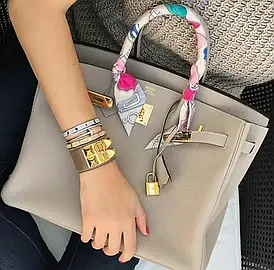 Брендова Сумка шкіра бежева 35 см