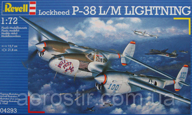 Lockheed P-38 L/M LIGHTNING 1/72 REVELL 04293