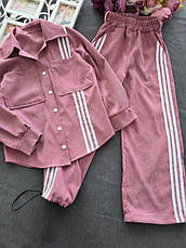 Костюм брючний з лампасами для дівчинки Ріма | на ріст 110-164р., фото 3