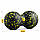 Масажний м'яч подвійний 4FIZJO EPP DuoBall 08 Black/Yellow (P-5907222931301), фото 7