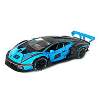 Машинка металева Lamborghini Essenza SCV12 Ламборгіні 1:32 синя світло звук відкр двері баг капот 17,5*6,5*4см (37822), фото 3