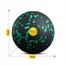 Масажний м'яч 4FIZJO EPP Ball 08 4FJ1233 Black/Green Poland, фото 4