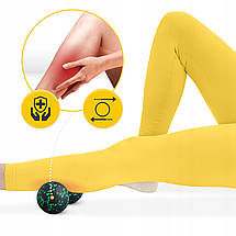 Масажний м'яч подвійний 4FIZJO EPP DuoBall 08 4FJ1295 Black/Green Poland, фото 4