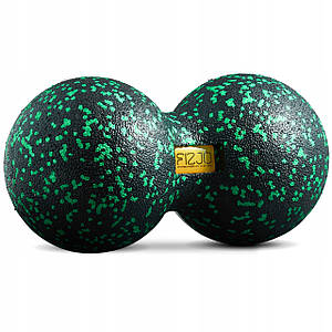 Масажний м'яч подвійний 4FIZJO EPP DuoBall 12 4FJ1325 Black/Green Poland