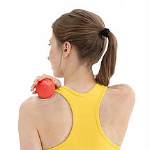Масажний м'яч 4FIZJO Lacrosse Ball 6.25 см 4FJ1202 Red Poland, фото 6