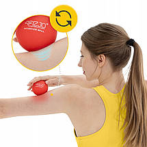Масажний м'яч 4FIZJO Lacrosse Ball 6.25 см 4FJ1202 Red Poland, фото 5