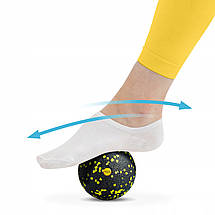 Масажний м'яч 4FIZJO EPP Ball 12 4FJ0057 Black/Yellow Poland, фото 3