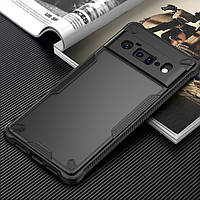 Протиударний чохол Fan для Google Pixel 6 Pro чорний матовий бампер