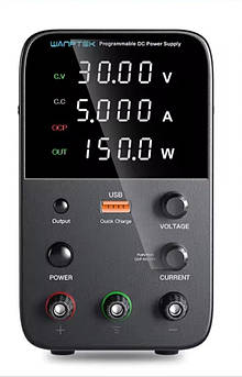 Програмований лабораторний блок живлення постійного струму 30V/5A/150W Wanptek WPS305H