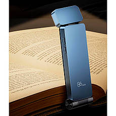 LED Лампа для книг 3 режими Лед Лампа-закладка для нічного читання Синя, фото 5