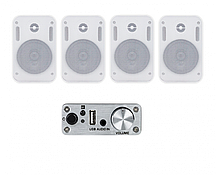 Акустичний комплект SKY SOUND WIFI BOX-2404 WHITE