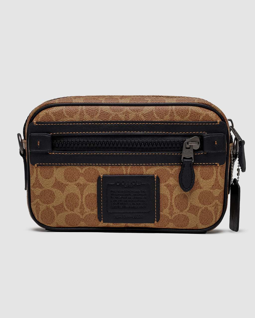 🦁 Coach Academy Crossbody Signature Canvas Beige