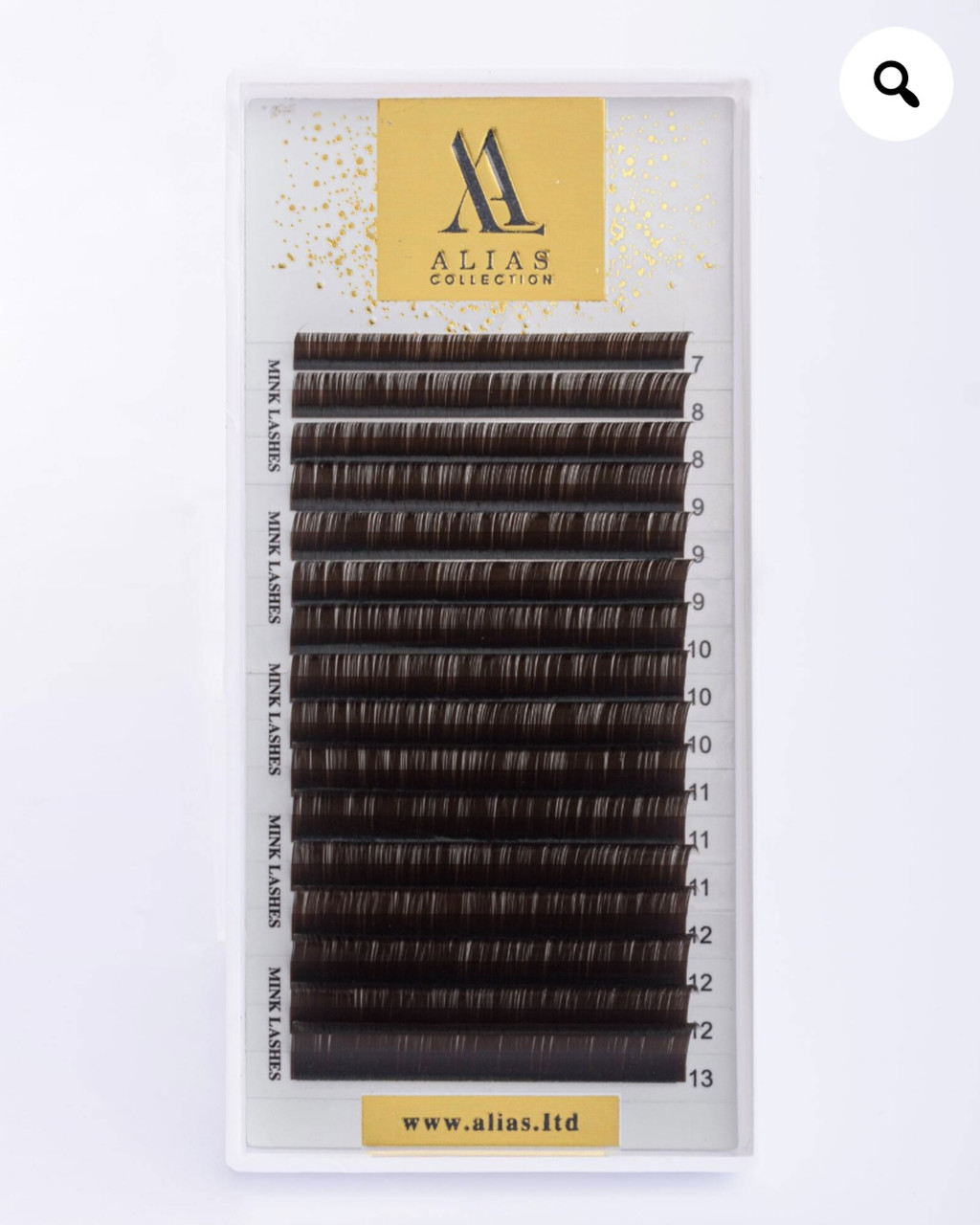 Вії «ALIAS Dark Chocolate» мікс