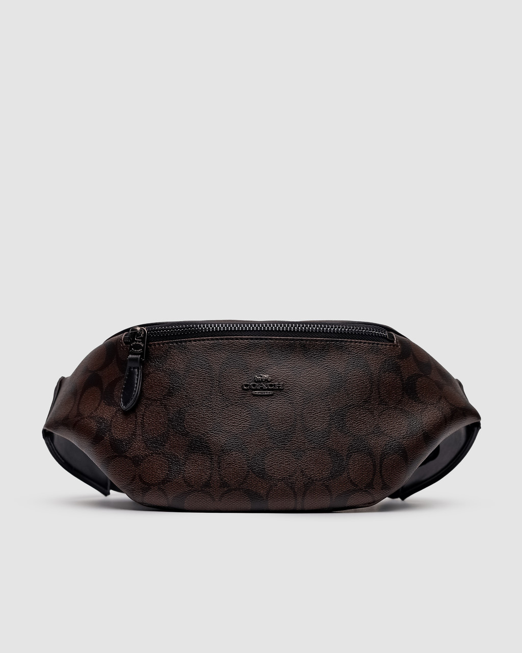 🦁 Coach Charter Belt Bag Signature Belt Bag Charcoal Brown
