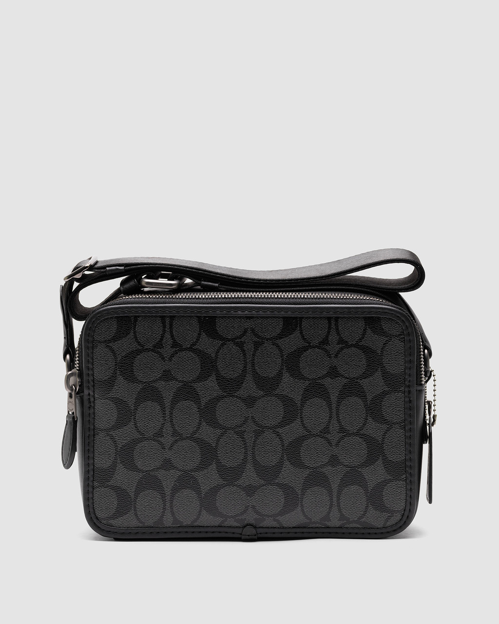 🦁 Coach Charter Signature Coated Canvas Crossbody 24 Bag - Ji/Charcoal 23 х 16.5 х 8 см