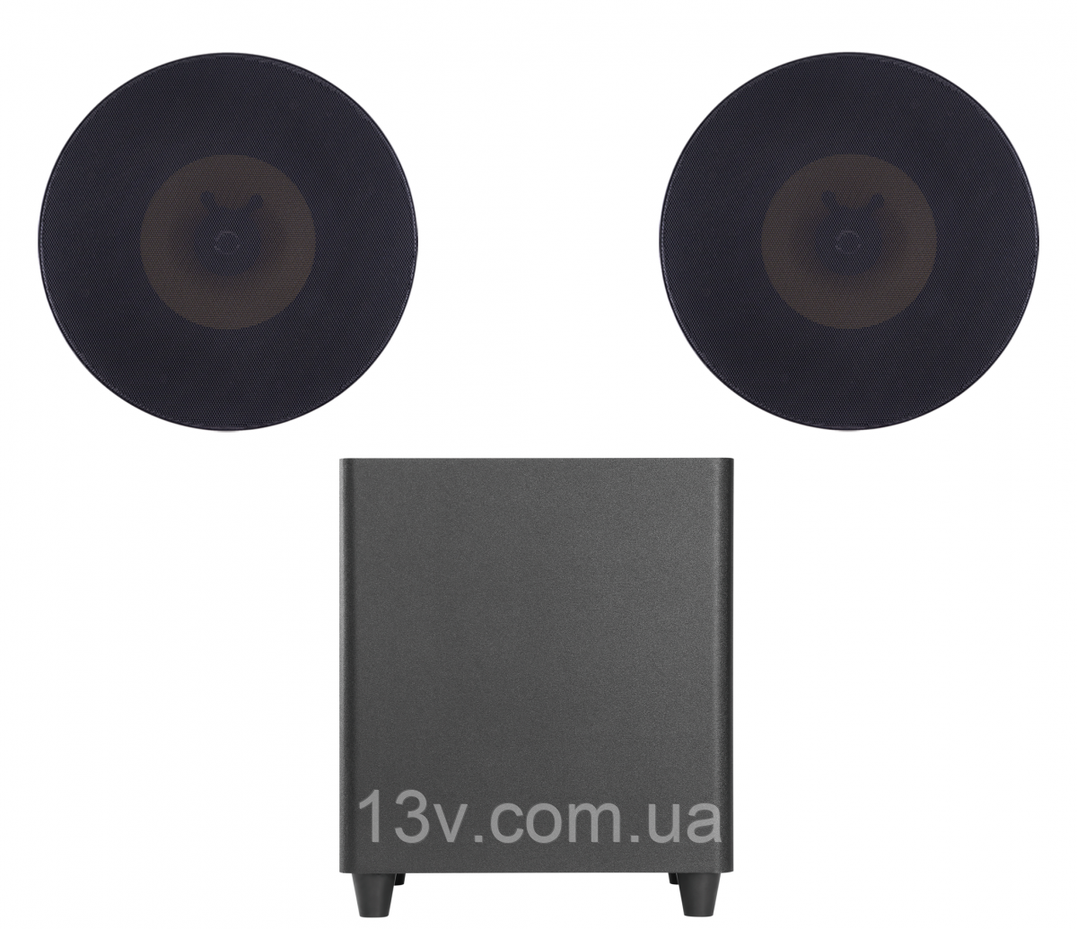 Акустичний комплект SKY SOUND SUBT-10B/FLC-6 (2*40 Вт) BLACK, фото 1