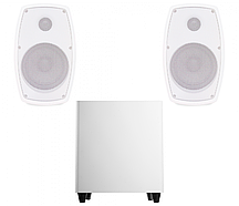 Акустичний комплект SKY SOUND SUBT-10W/MC (2*40 Вт) WHITE