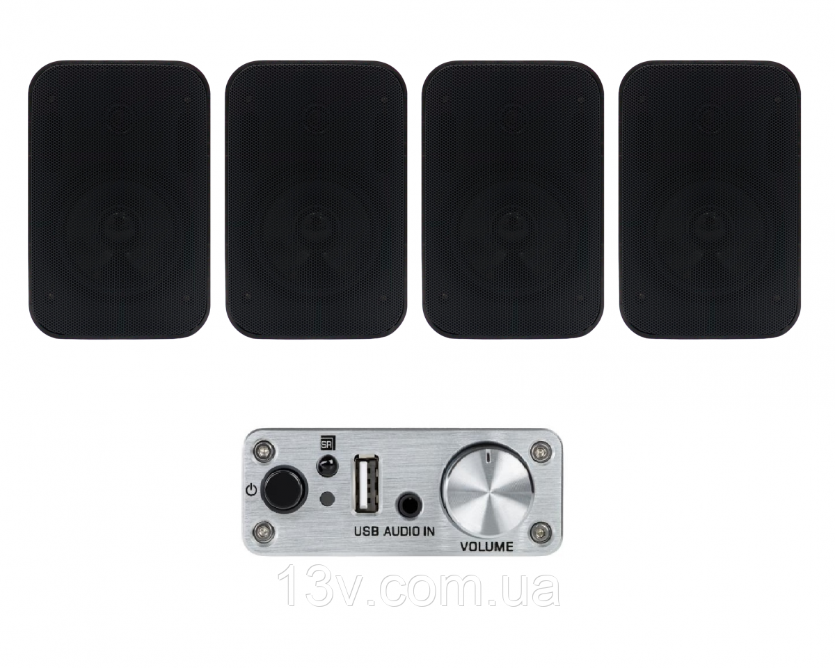 Акустичний комплект SKY SOUND WIFI BOX-2404 BLACK