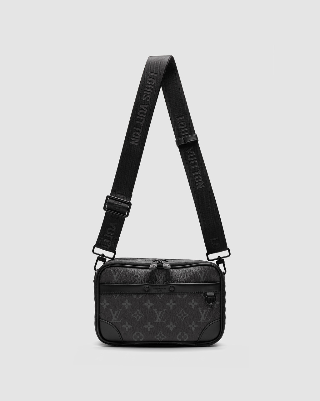 🦁 Louis Vuitton Alpha Wearable Wallet Grey Black