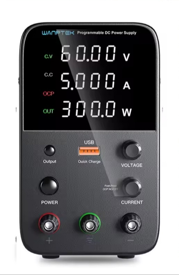 Програмований лабораторний блок живлення постійного струму 60V/5A/300W Wanptek WPS605H