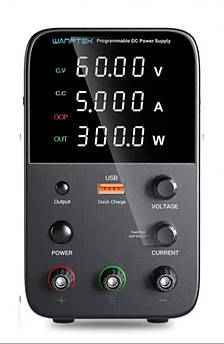 Програмований лабораторний блок живлення постійного струму 60V/5A/300W Wanptek WPS605H