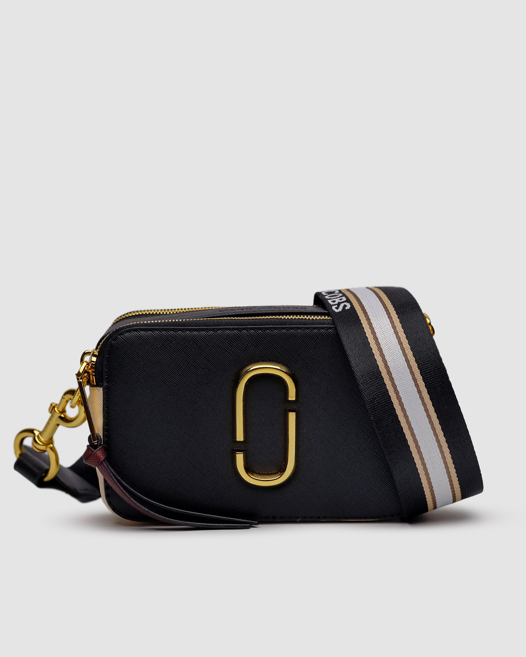 💎 Marc Jacobs The Snapshot Black/Gold 19 х 11.5 х 7.5 см, фото 1