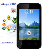 Мобільний телефон android V-hope V918 на 2сім (GSM/CDMA) повністю англійською мовою!!!