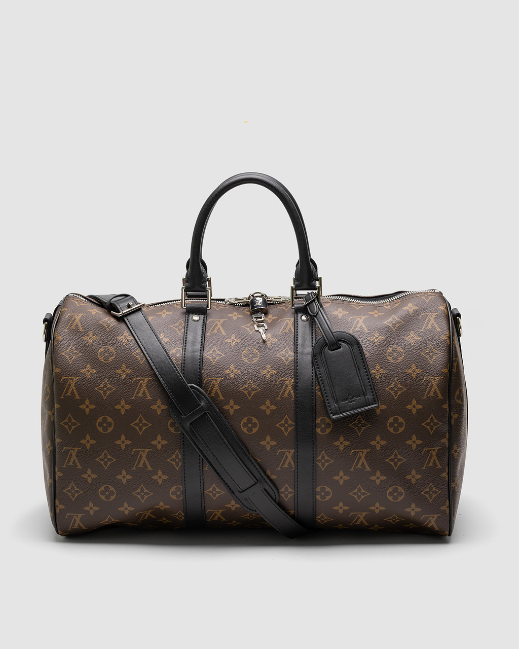 💎 Louis Vuitton Keepall Bandouliere 45 Brown Canvas 45 х 26 х 21 см