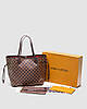 💎 Louis Vuitton Neverfull MM Damier Ebene 43 х 28 х 17 см, фото 4