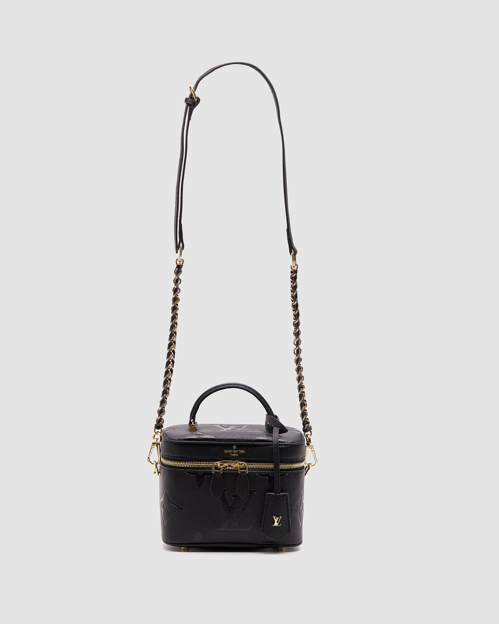 💎 Louis Vuitton Vanity PM Bag Monogram Black/Gold 18 х 13.5 x 10 см