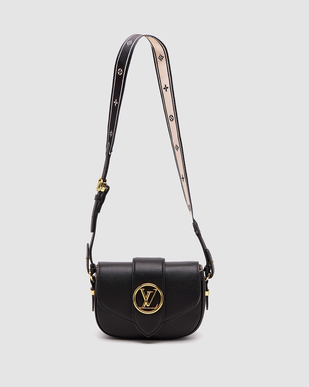 💎 Louis Vuitton Pont 9 Soft PM Black Leather, фото 1