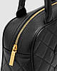 💎 Chanel Vintage CC Quilted Caviar Bowling Bag Black 28 х 16 х 10 см, фото 2