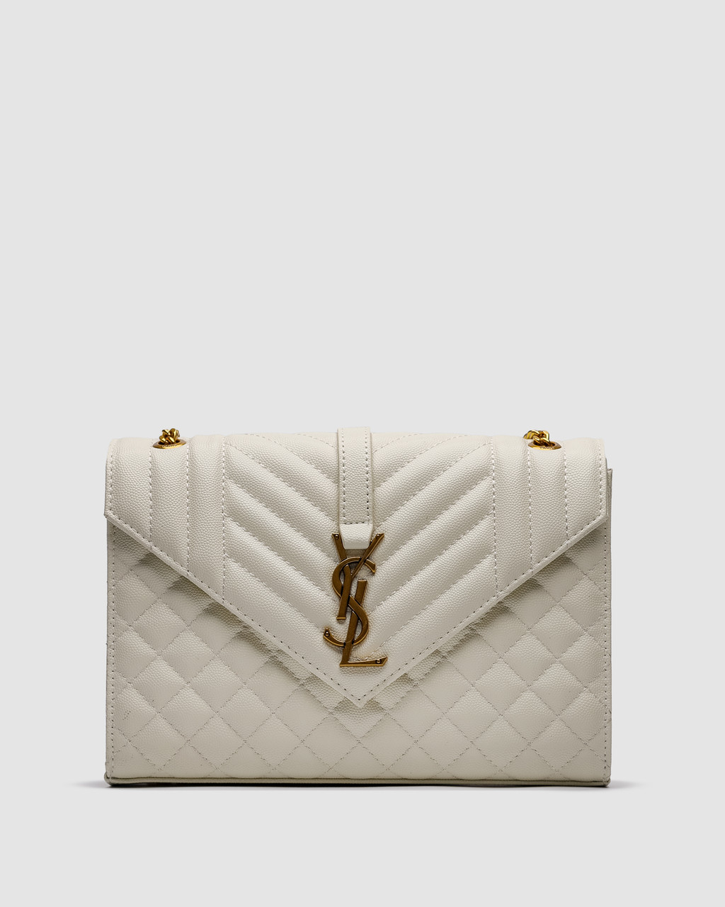 💎 YSL Envelope Medium In Quilted Grain De Poudre Embossed Leather, фото 1
