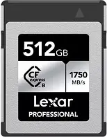 Карта пам'яті Lexar CFexpress Type B Pro Silver Series R1750/W1300 512 ГБ