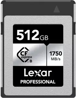 Карта памяти Lexar CFexpress Type B Pro Silver Series R1750/W1300 512 ГБ