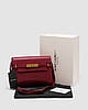 💎 Saint Laurent Manhattan Medium Leather Shoulder Bag Burgundy 24 х 18 х 6 см, фото 4