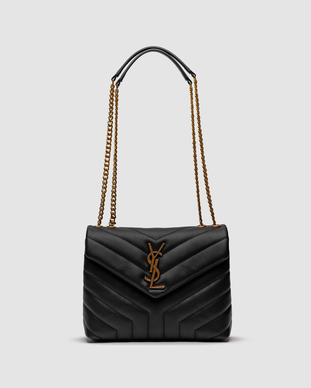 💎 Yves Saint Laurent Small Loulou In Quilted Leather 23 x 16 x 7 см, фото 1