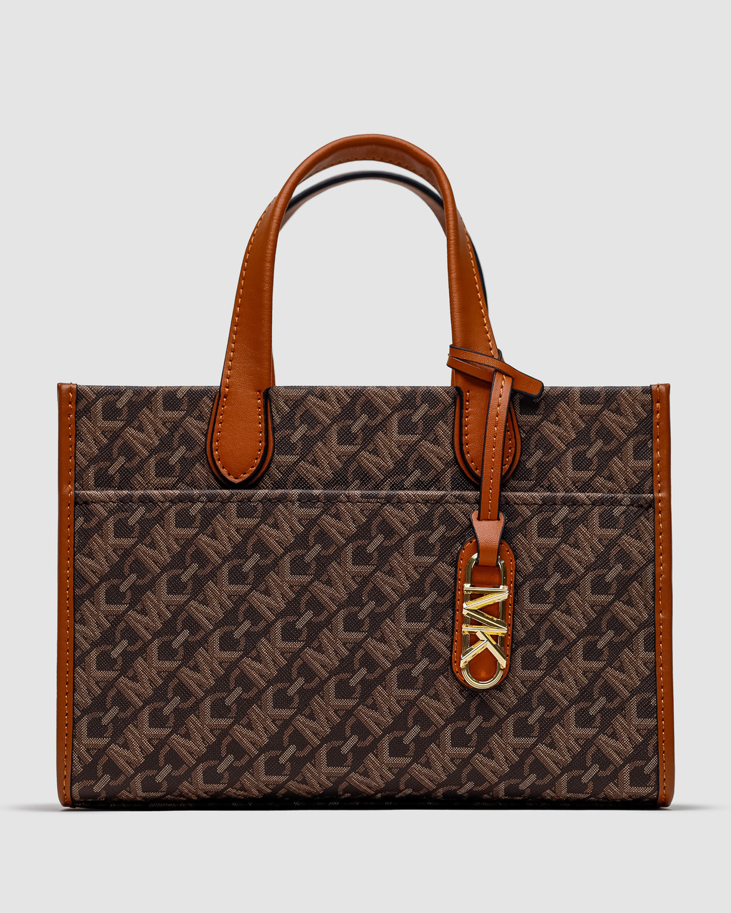 💎 Michael Kors GIGI LG Grab Tote Brown 25 х 17 х 7 см, фото 1